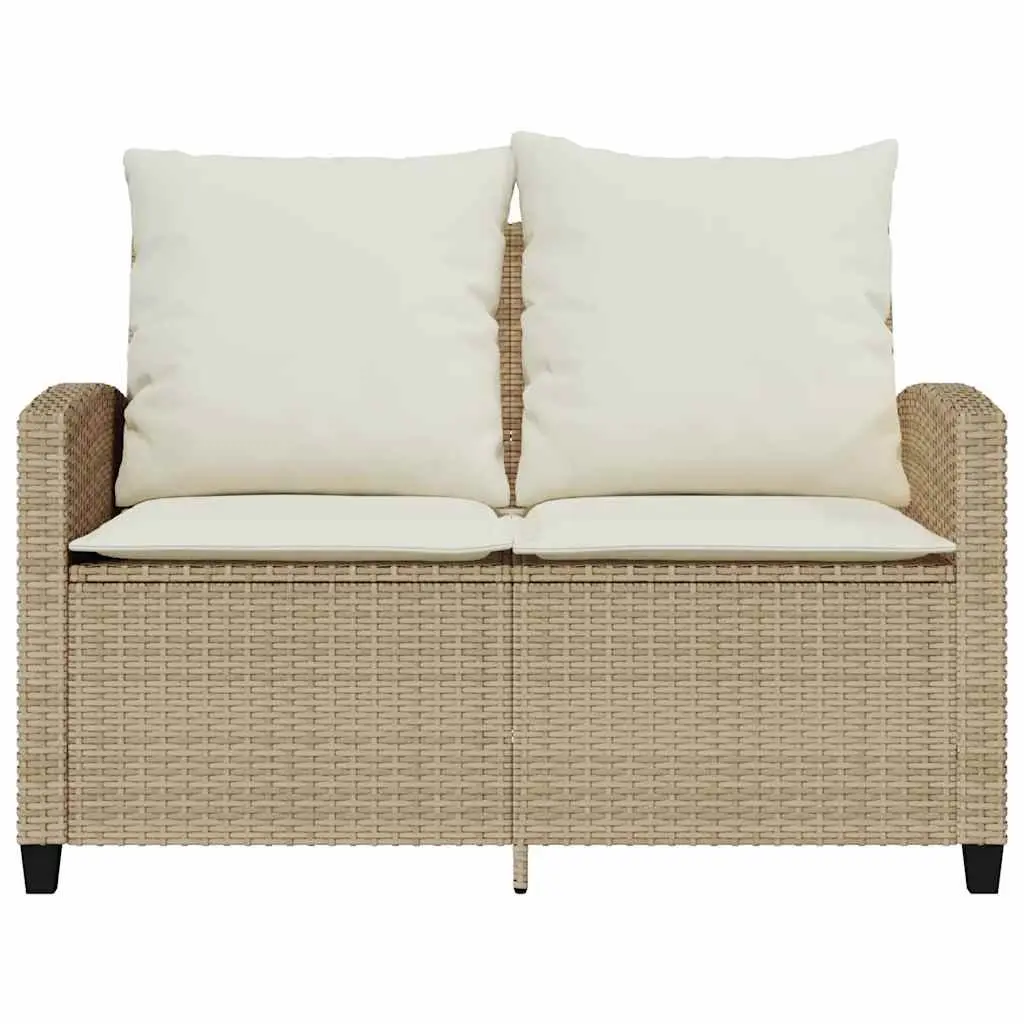 Outdoor Garden Sofa Set with Cushions and Table