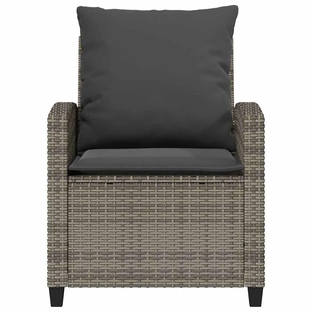 4-Piece Grey Outdoor Garden Sofa Set