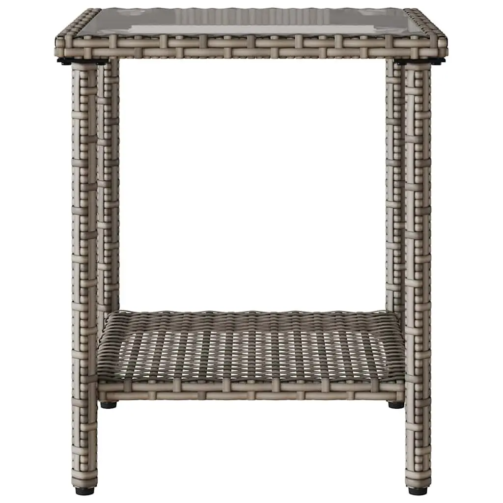 L-Shaped Garden Sofa with Integrated Table