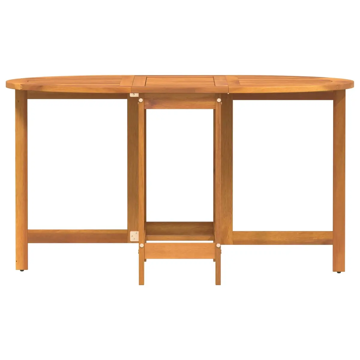 Folding Outdoor Garden Table in Brown