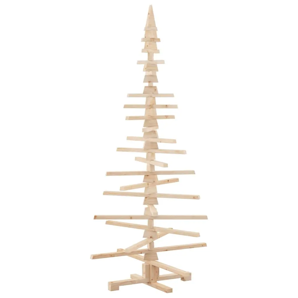 Solid Pine Wood Christmas Tree Decoration 180cm