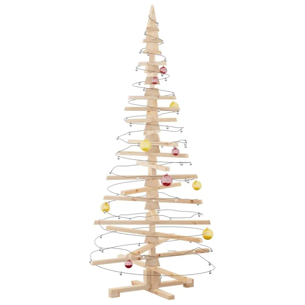Solid Pine Wood Christmas Tree Decoration 180cm