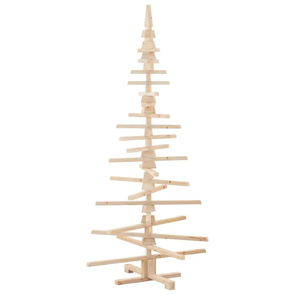 Solid Pine Wood Christmas Tree Decoration 180cm