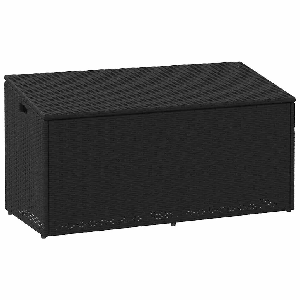 Black Outdoor Storage Box for Garden Essentials