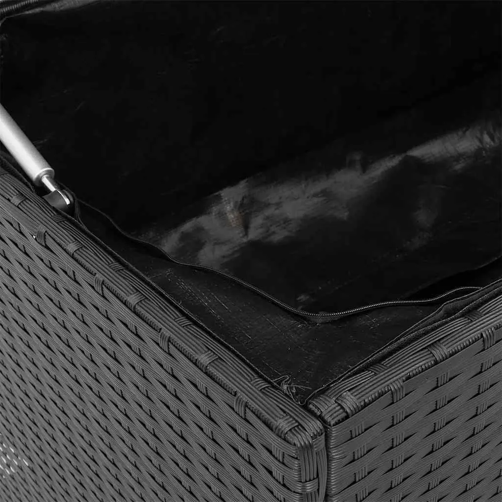 Black Outdoor Storage Box for Garden Essentials