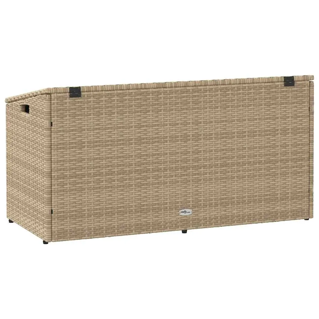 Beige Outdoor Garden Storage Box with Durable Construction