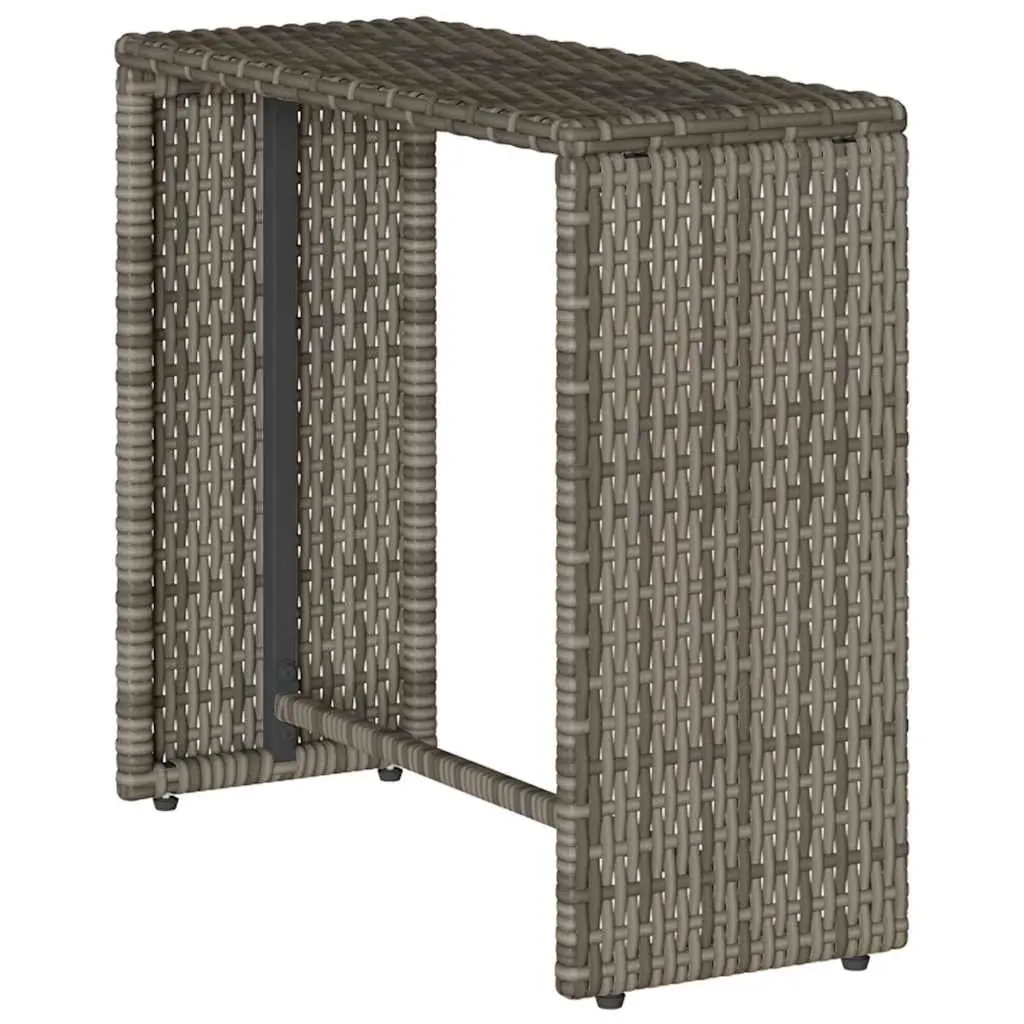 Garden Sofa Set PE Rattan 5 Piece Outdoor Seating Modular Stackable Furniture Grey