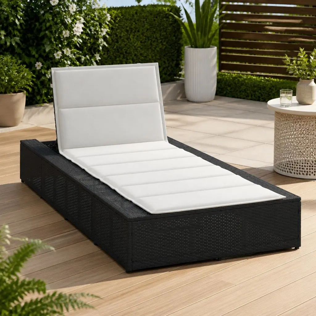 Adjustable Sun Lounger with Floating Cushion