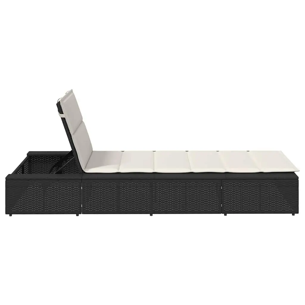Adjustable Sun Lounger with Floating Cushion