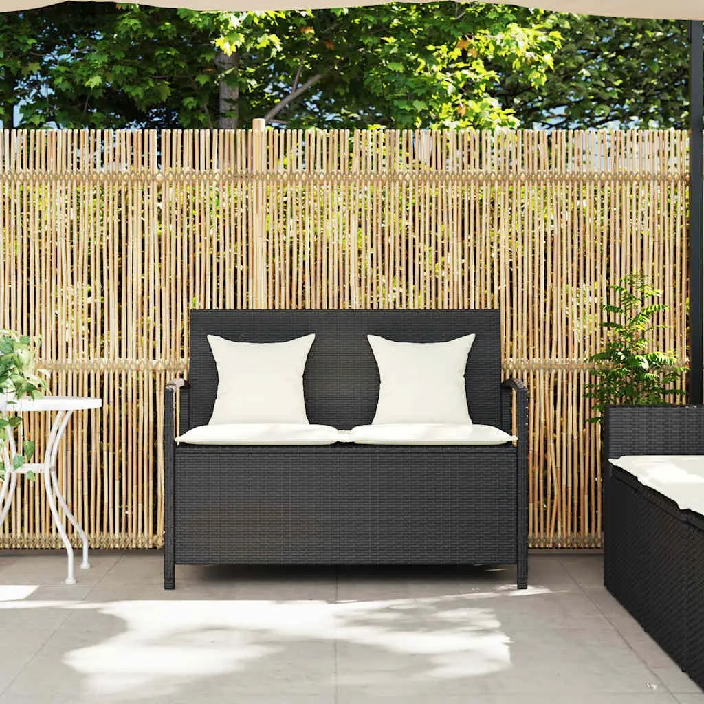 Outdoor Garden Storage Bench with Cushion