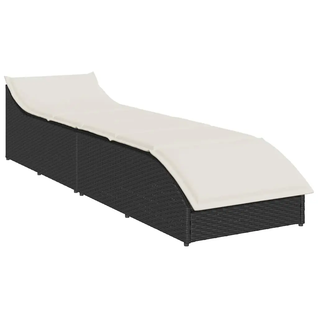 Folding Sun Lounger with Storage Box