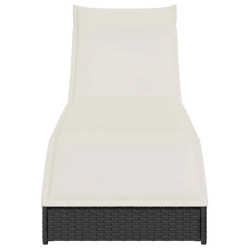 Folding Sun Lounger with Storage Box