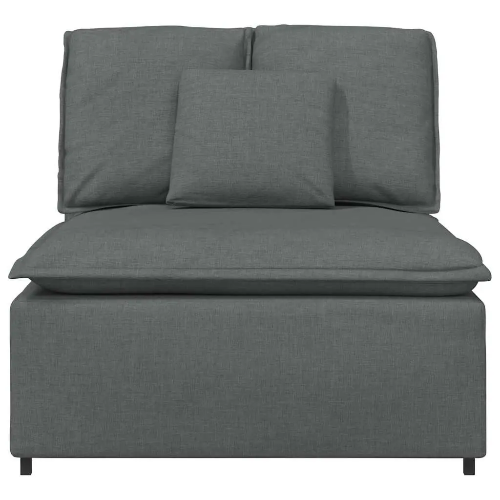 Grey Modular Sofa Centre Module 100cm with Cushions