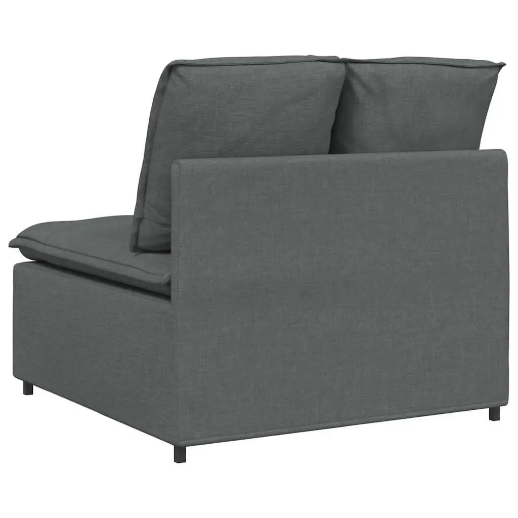 Grey Modular Sofa Centre Module 100cm with Cushions