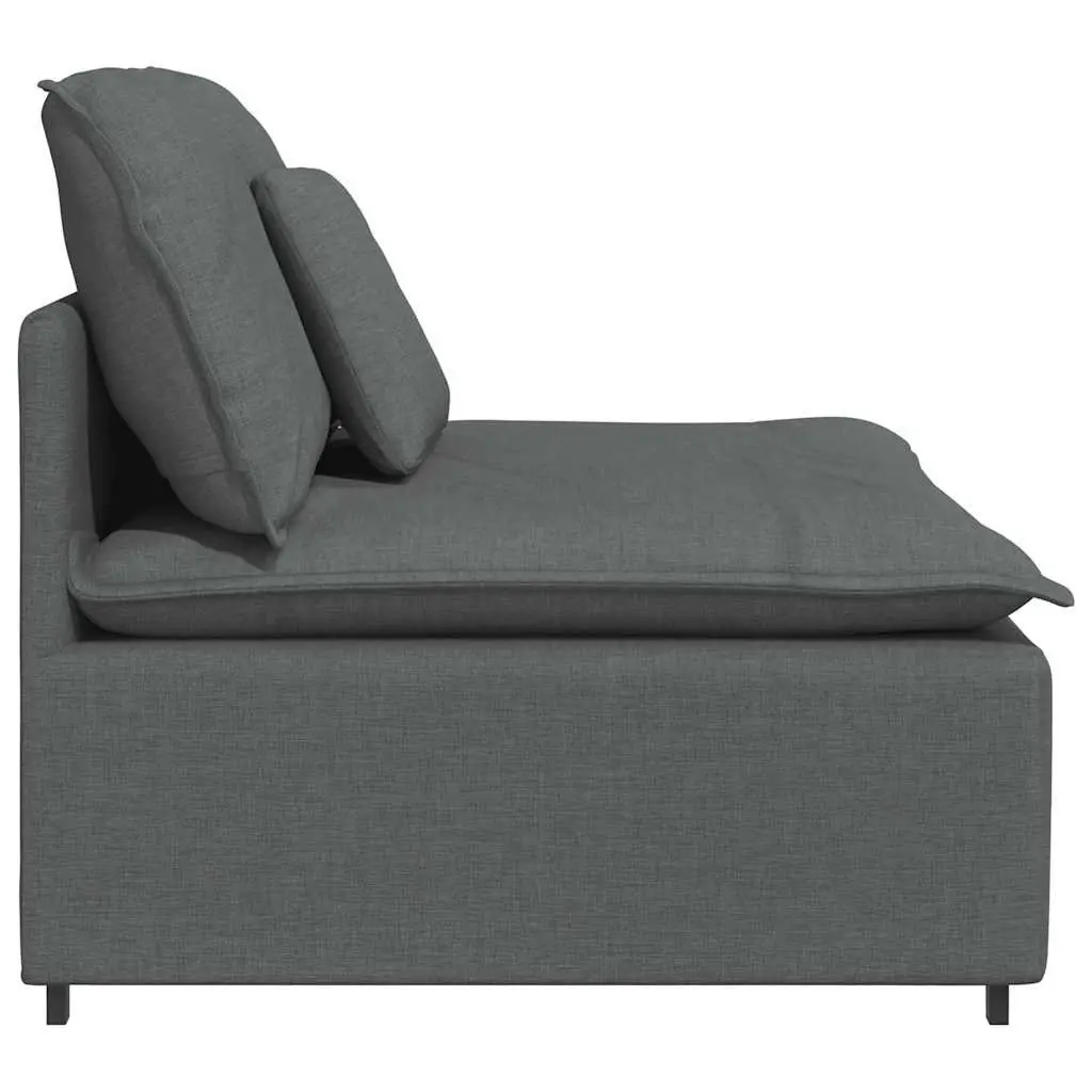 Grey Modular Sofa Centre Module 100cm with Cushions