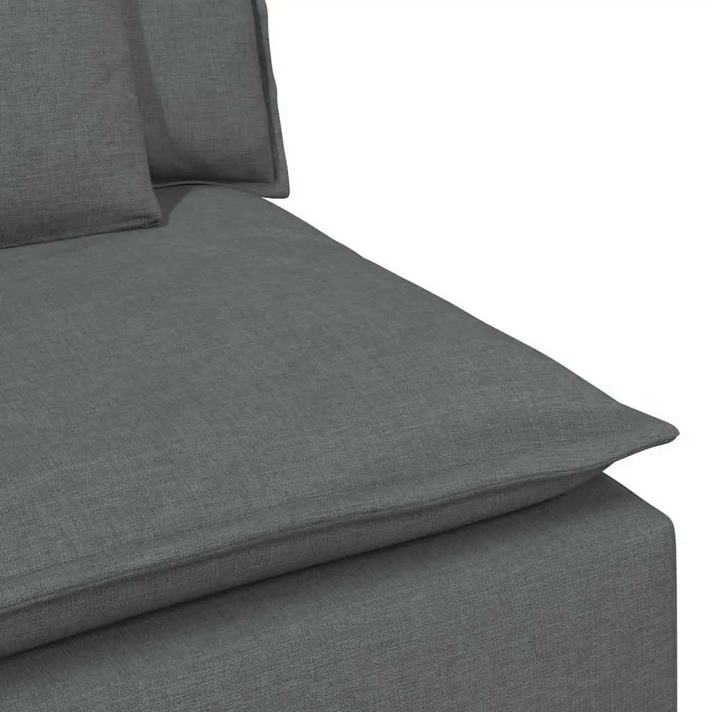 Grey Modular Sofa Centre Module 100cm with Cushions