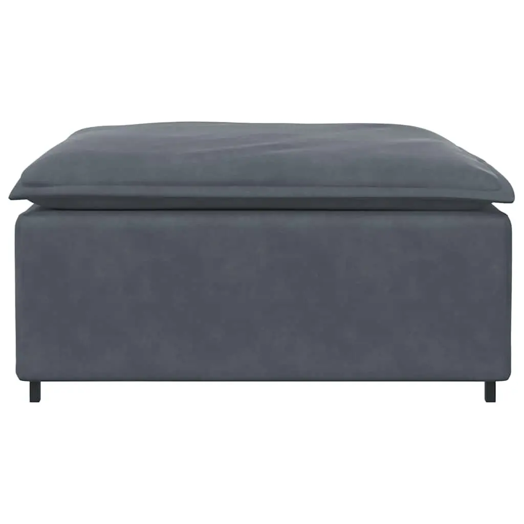 Grey Ottoman Footstool Module for Modular Sofas