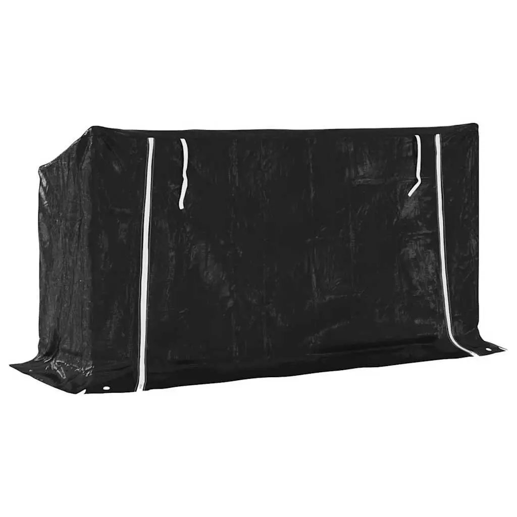 Firewood Rack with Protective Zippered Cover