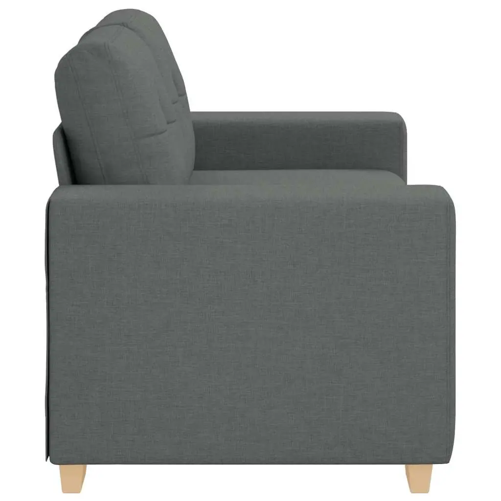 Dark Grey Loveseat Sofa 160x77x82cm