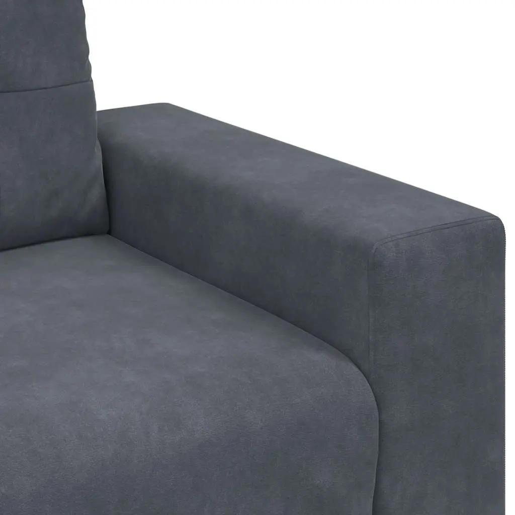 Loveseat Sofa Grey 180x77x82cm Modern Living Room Seating Couch Furniture