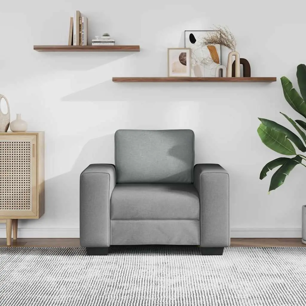 Sofa Chair Polyester 100x77x82cm Grey