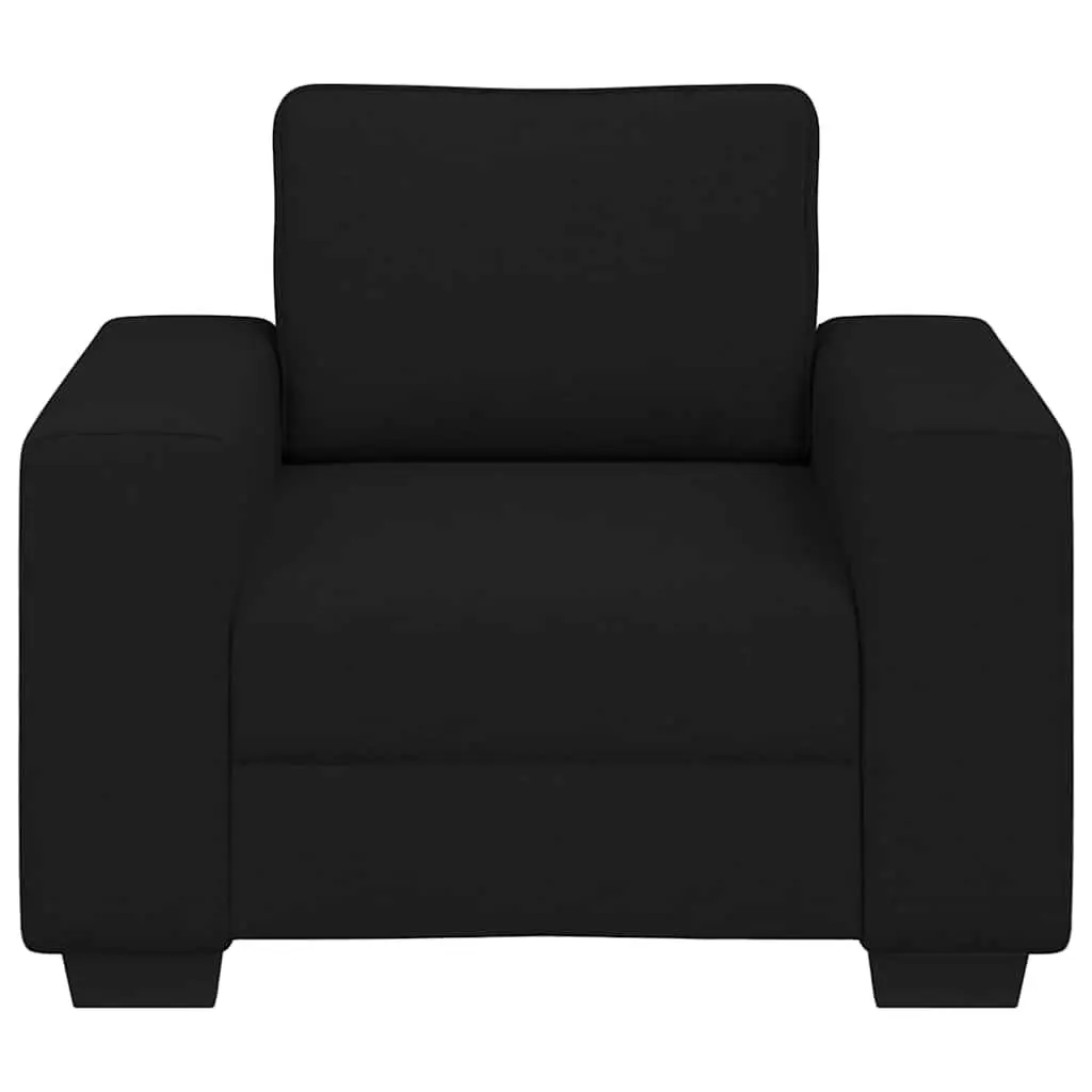 Black Fabric Sofa Chair for Relaxation