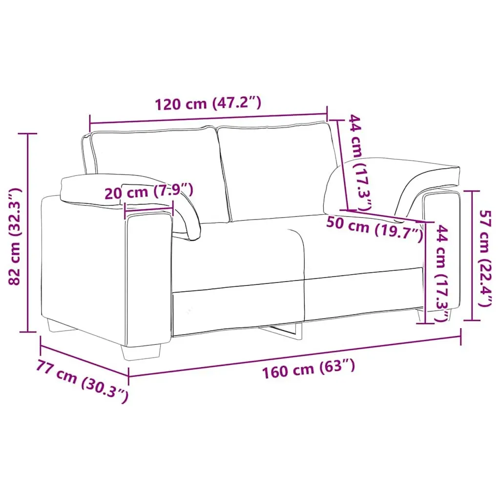 Grey Velvet Loveseat Sofa for Relaxation