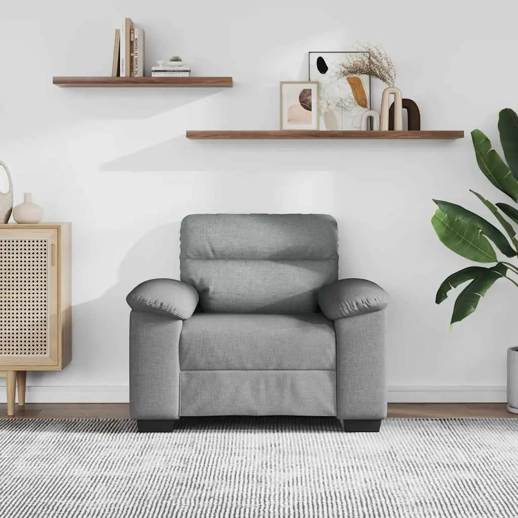 Sofa Chair Polyester 100x81x84cm Grey