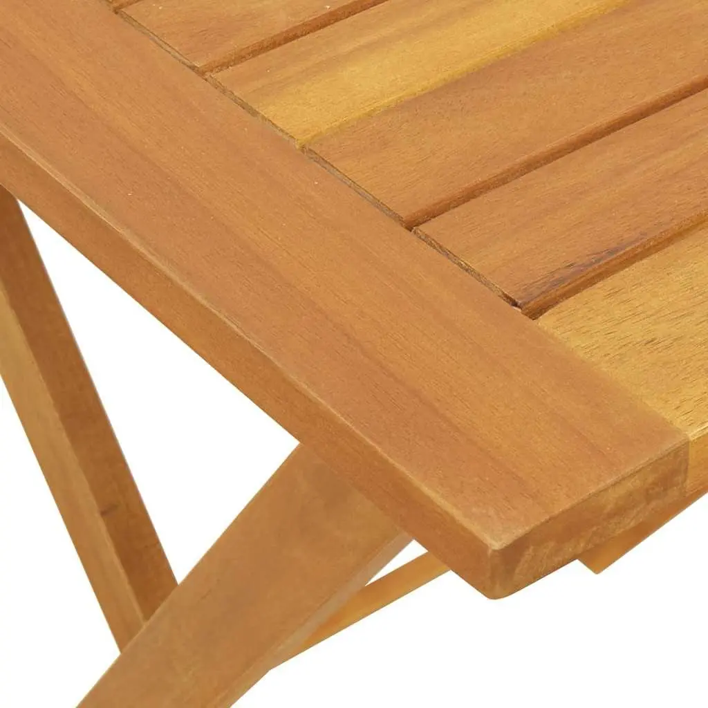 Folding Garden Table Made of Solid Acacia Wood
