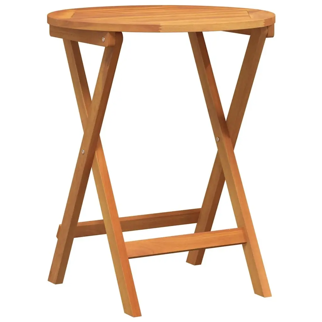 Solid Acacia Wood Folding Garden Table for Outdoor Use