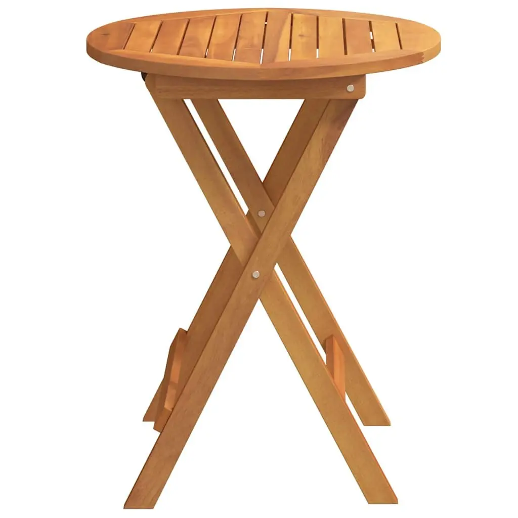 Solid Acacia Wood Folding Garden Table for Outdoor Use