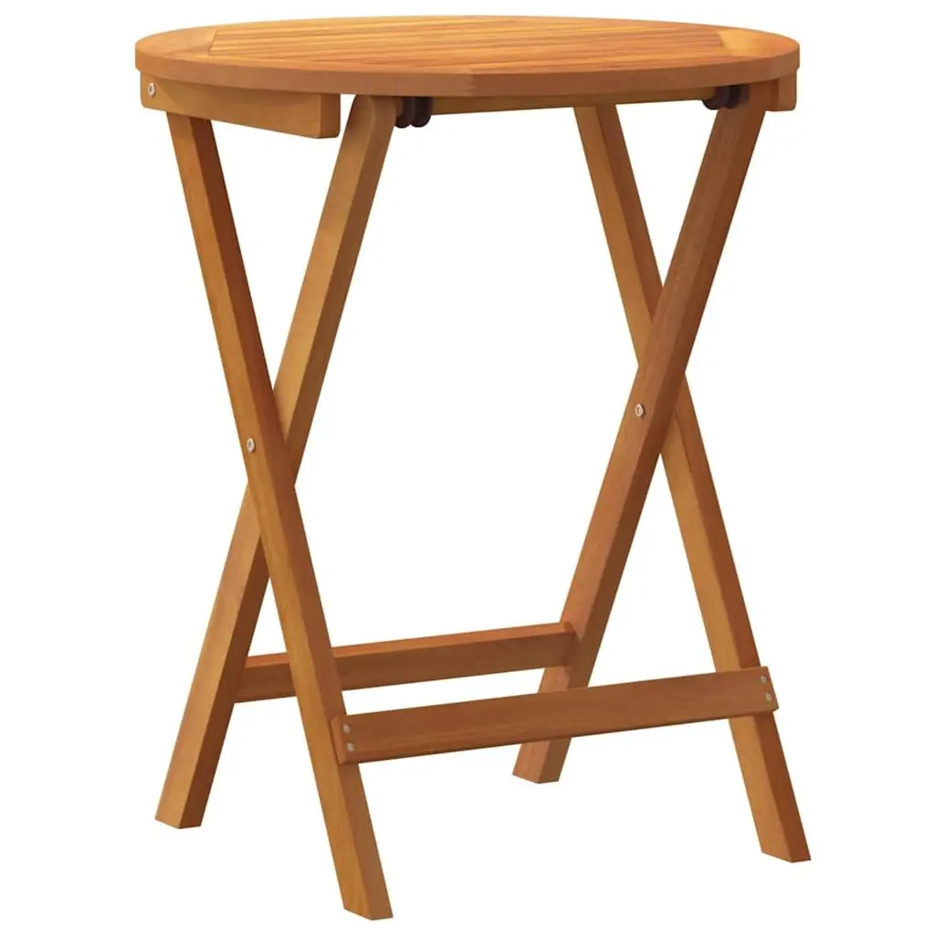 Solid Acacia Wood Folding Garden Table for Outdoor Use