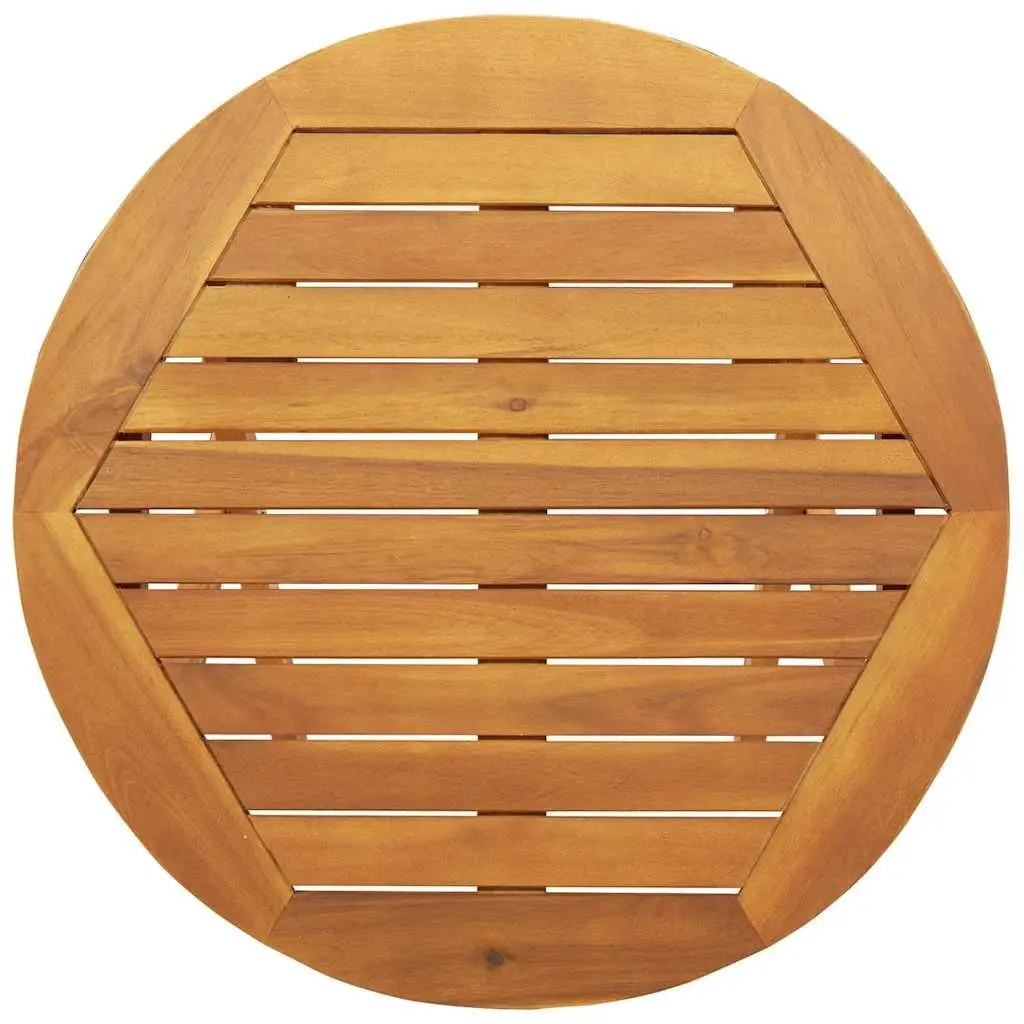 Solid Acacia Wood Folding Garden Table for Outdoor Use