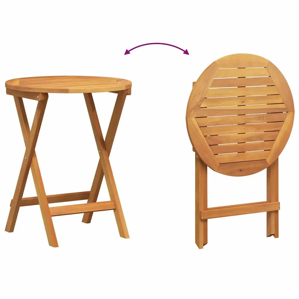 3-Piece Garden Dining Set with Square Table and Chairs
