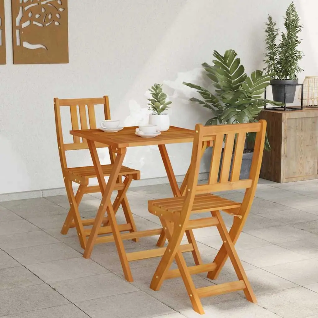 Folding Bistro Set for Outdoor Spaces