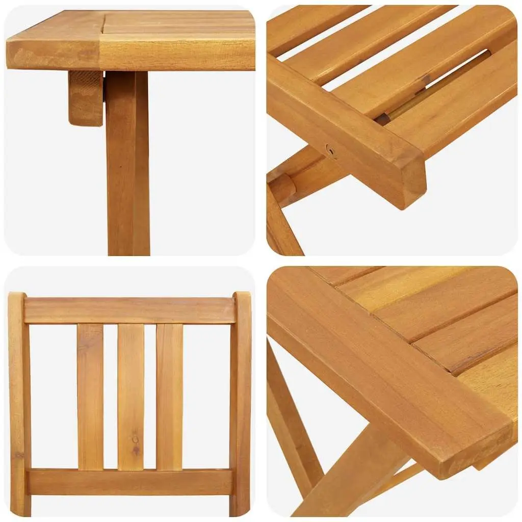 Folding Bistro Set for Outdoor Spaces