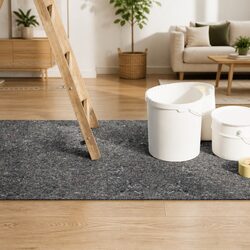 Non-slip Painter Fleece Floor Protection 10m x 1m Roll Dust Cover Renovation