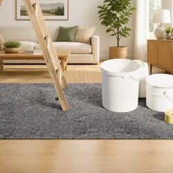Non-slip Painter Fleece Floor Protection 25m x 1m Roll Dust Cover Renovation