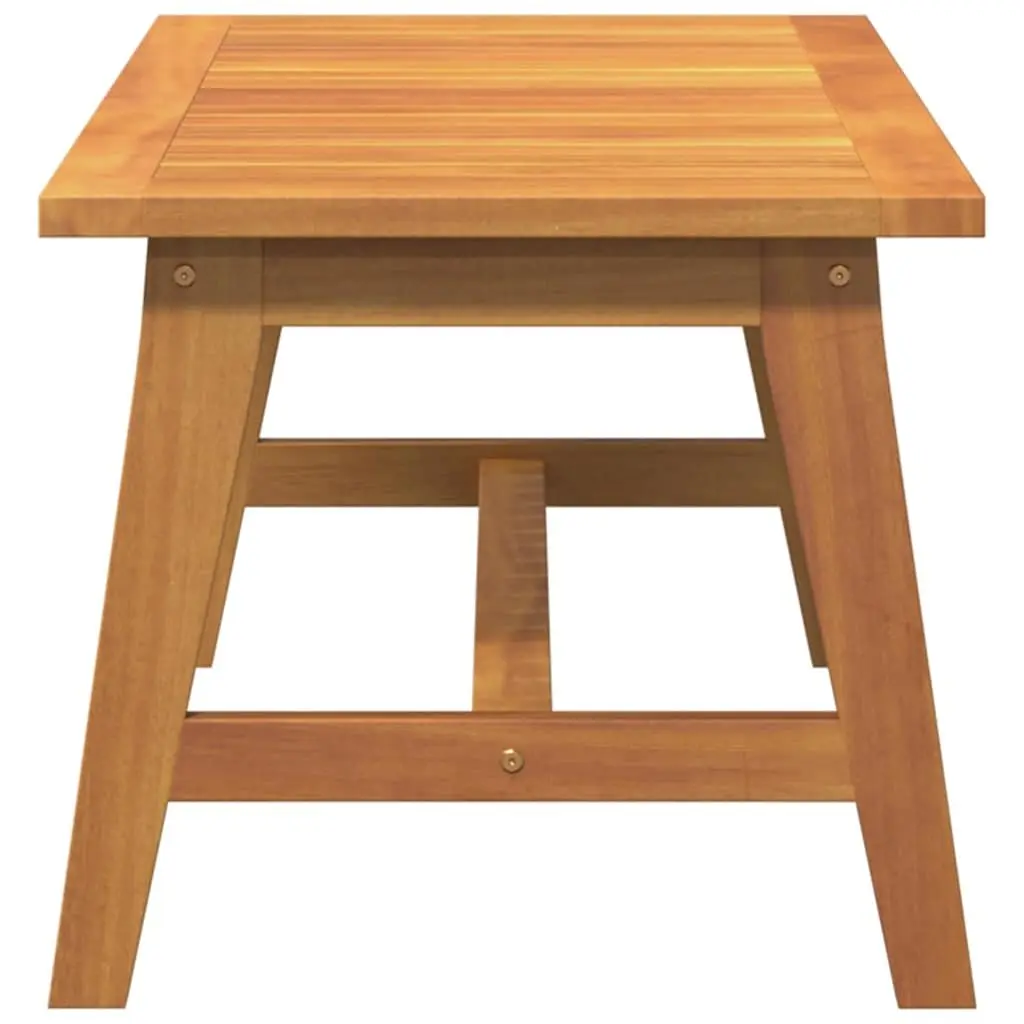 Solid Acacia Wood Coffee Table Outdoor Garden Furniture Oil Natural Brown