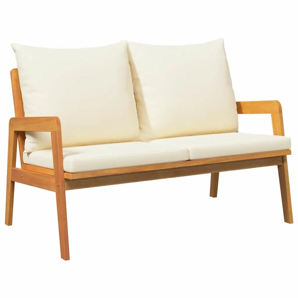 Solid Acacia Wood Garden Bench for Outdoor Seating