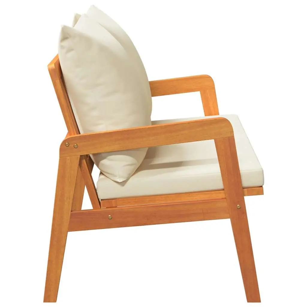 Solid Acacia Wood Garden Bench for Outdoor Seating