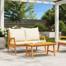 2-Piece Brown Outdoor Sectional Sofa with Cushions