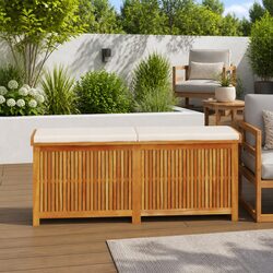 High-Quality Outdoor Cushion Storage Box 150x50x60.5cm
