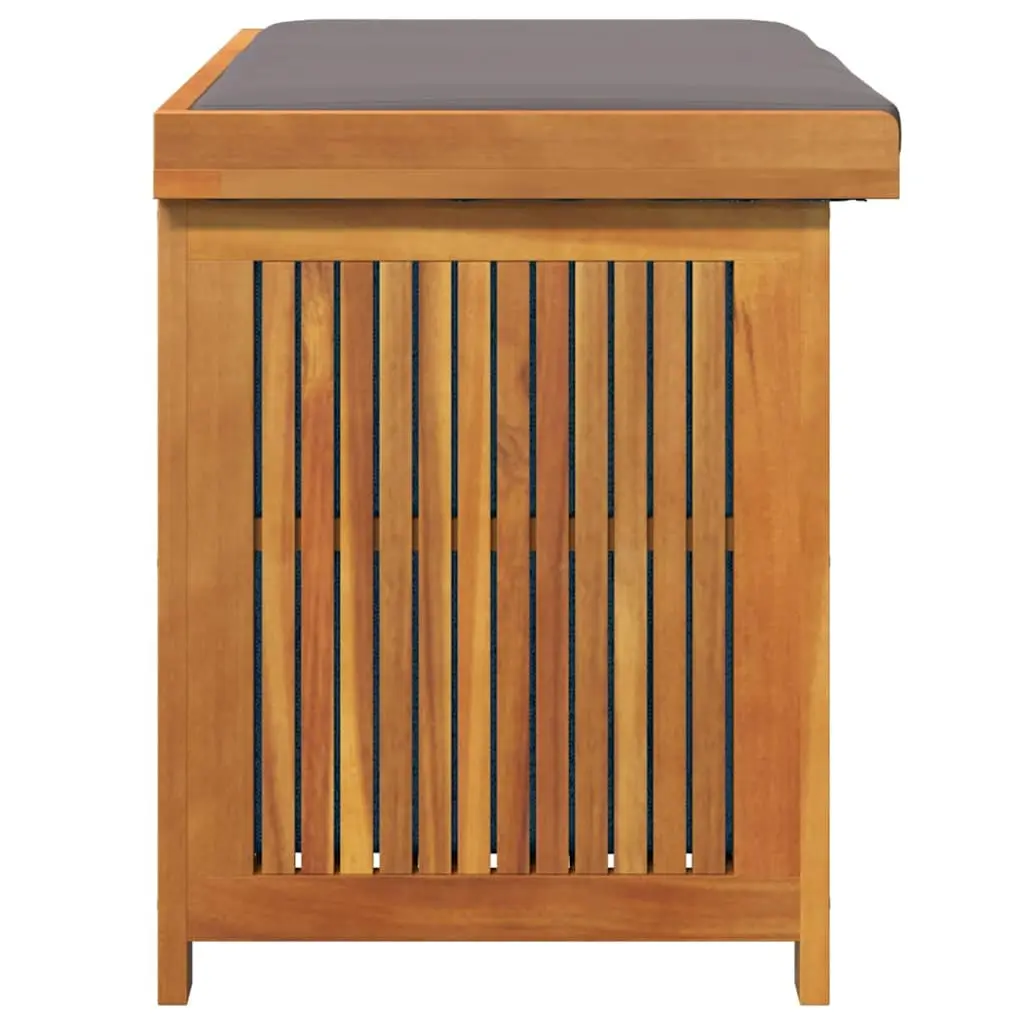 Solid Acacia Wood Outdoor Cushion Storage Box