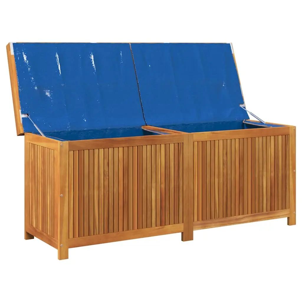 Outdoor Cushion Storage Box in Solid Acacia Wood