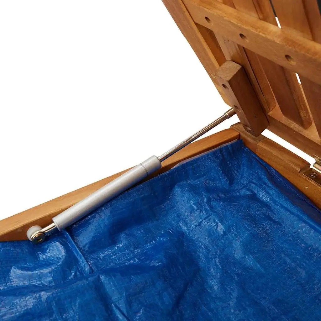 Outdoor Cushion Storage Box in Solid Acacia Wood