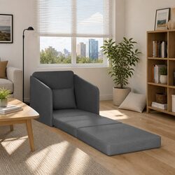 Convertible Grey Sofa Bed for Modern Spaces