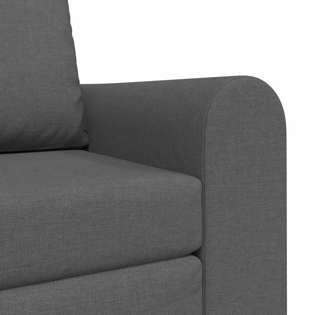 Sofa Bed Grey Convertible Floor Furniture Living Room Sleeper Couch Fabric