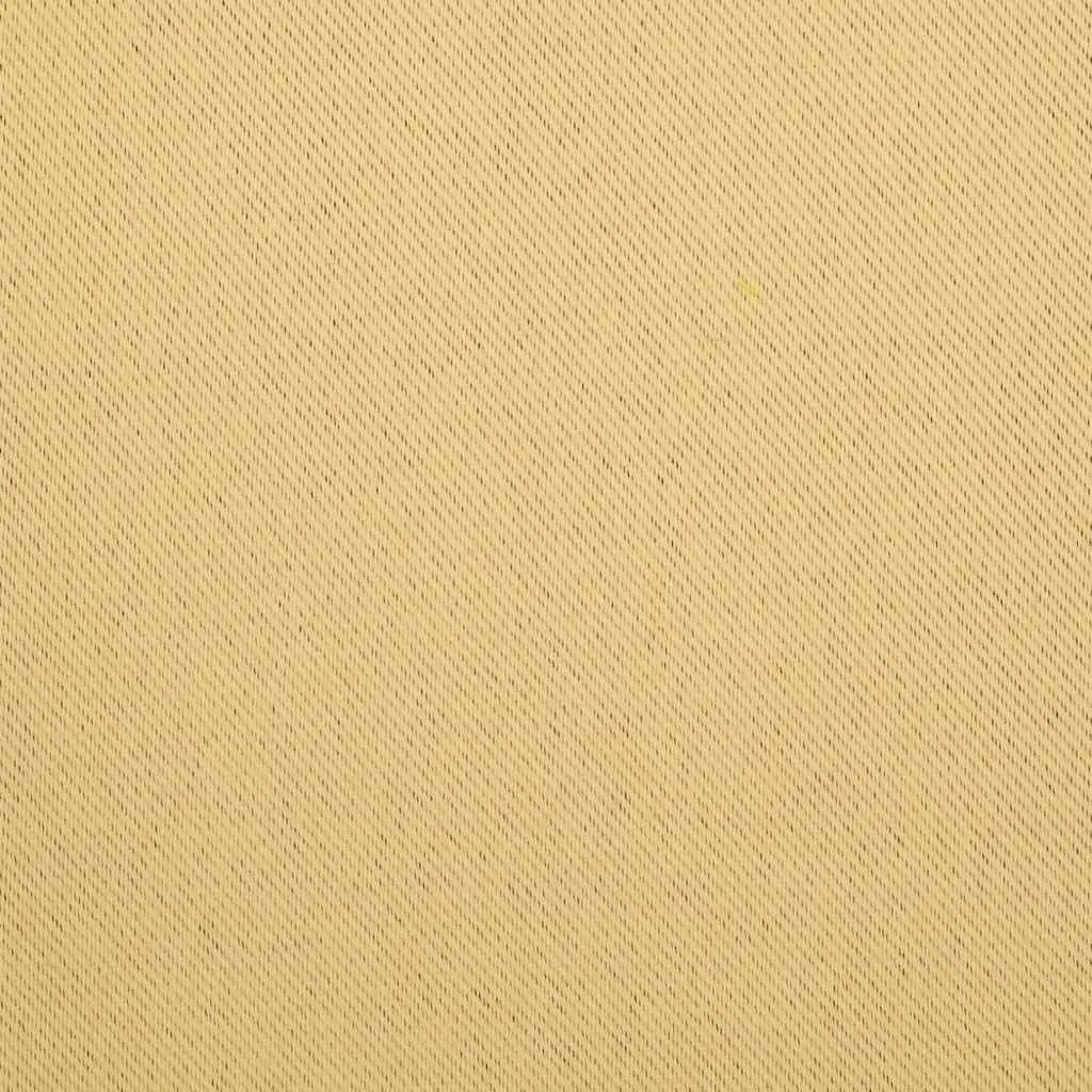 Blackout Curtains Polyester 245 x 140 cm Beige 2 Piece