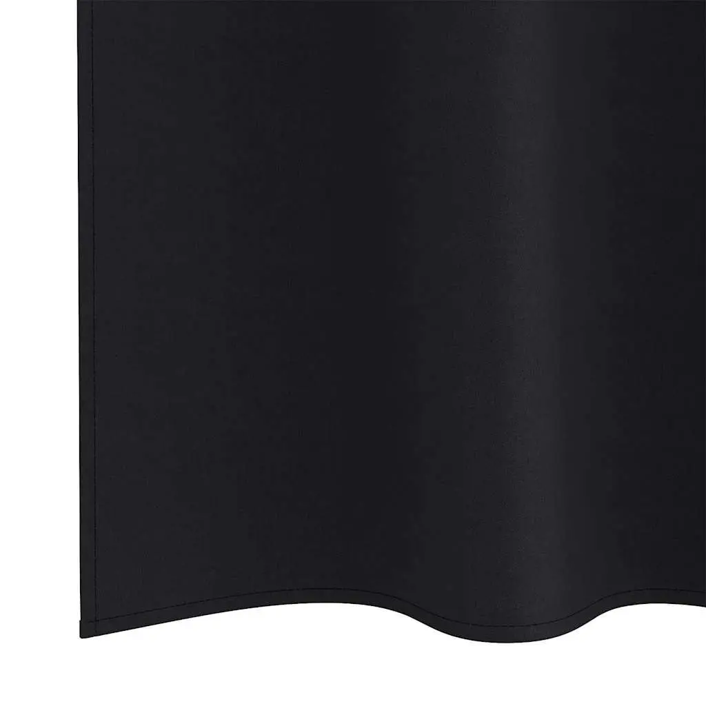 Blackout Curtains with Rings 245 x 140 cm